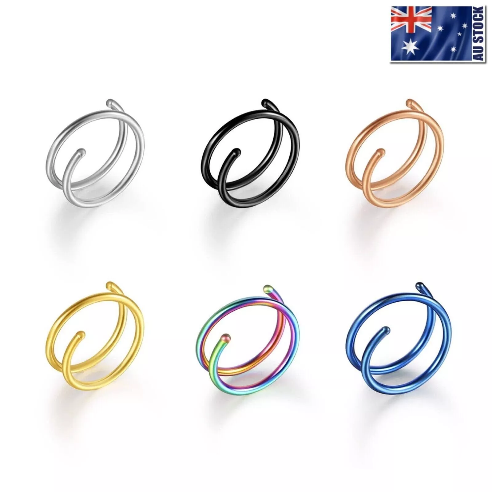Surgical Steel Hoop Earrings (6-10MM) - Image 8