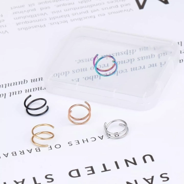 Surgical Steel Hoop Earrings (6-10MM) - Image 6