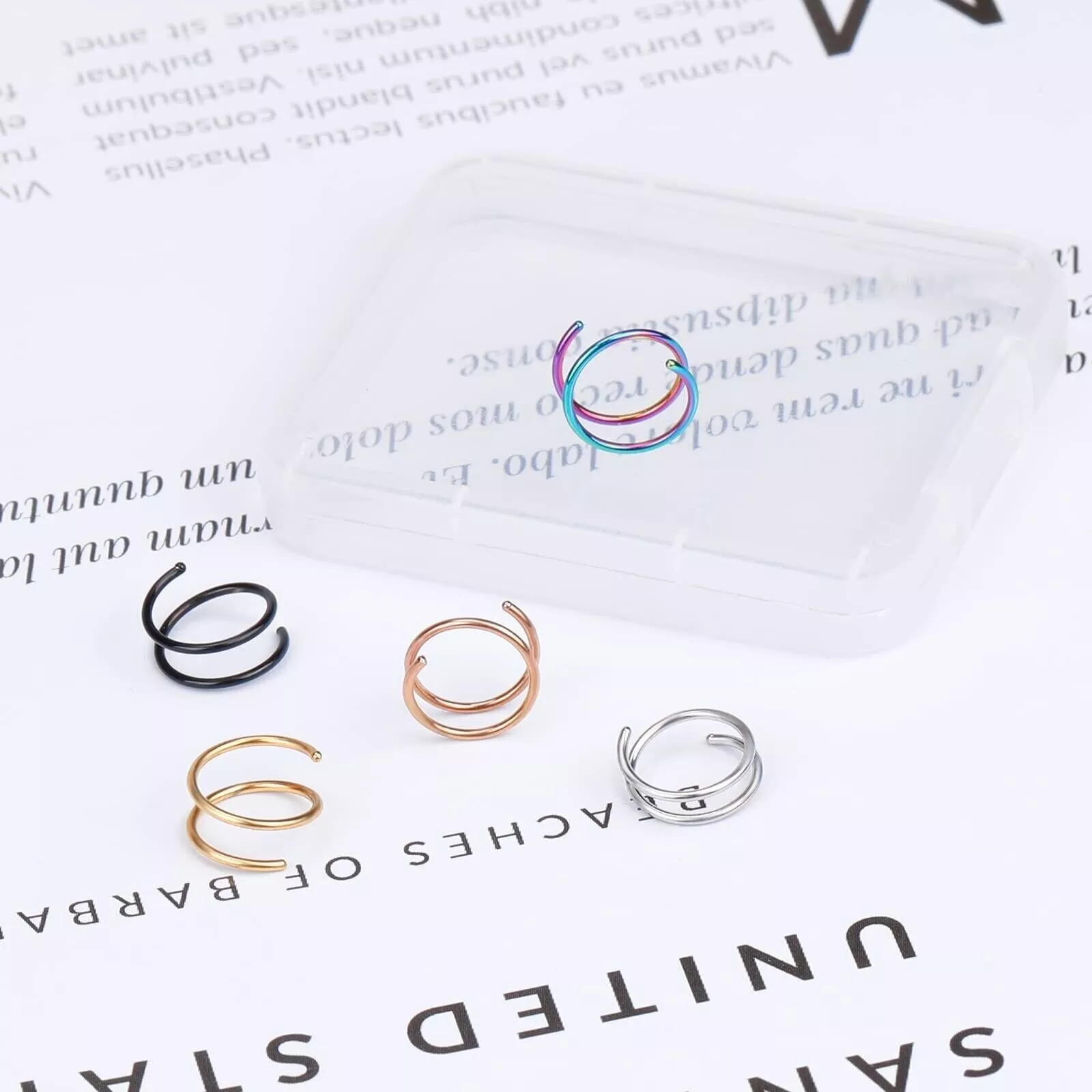 Surgical Steel Hoop Earrings (6-10MM) - Image 6
