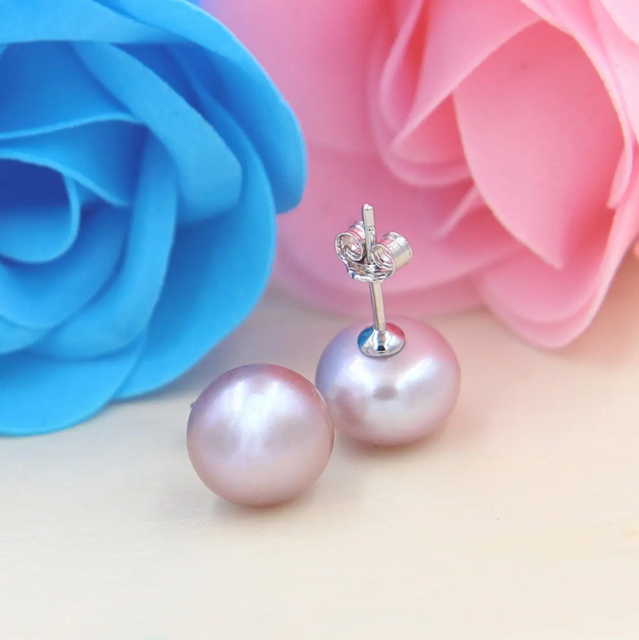 Freshwater Pearl Studs 925 - Image 4